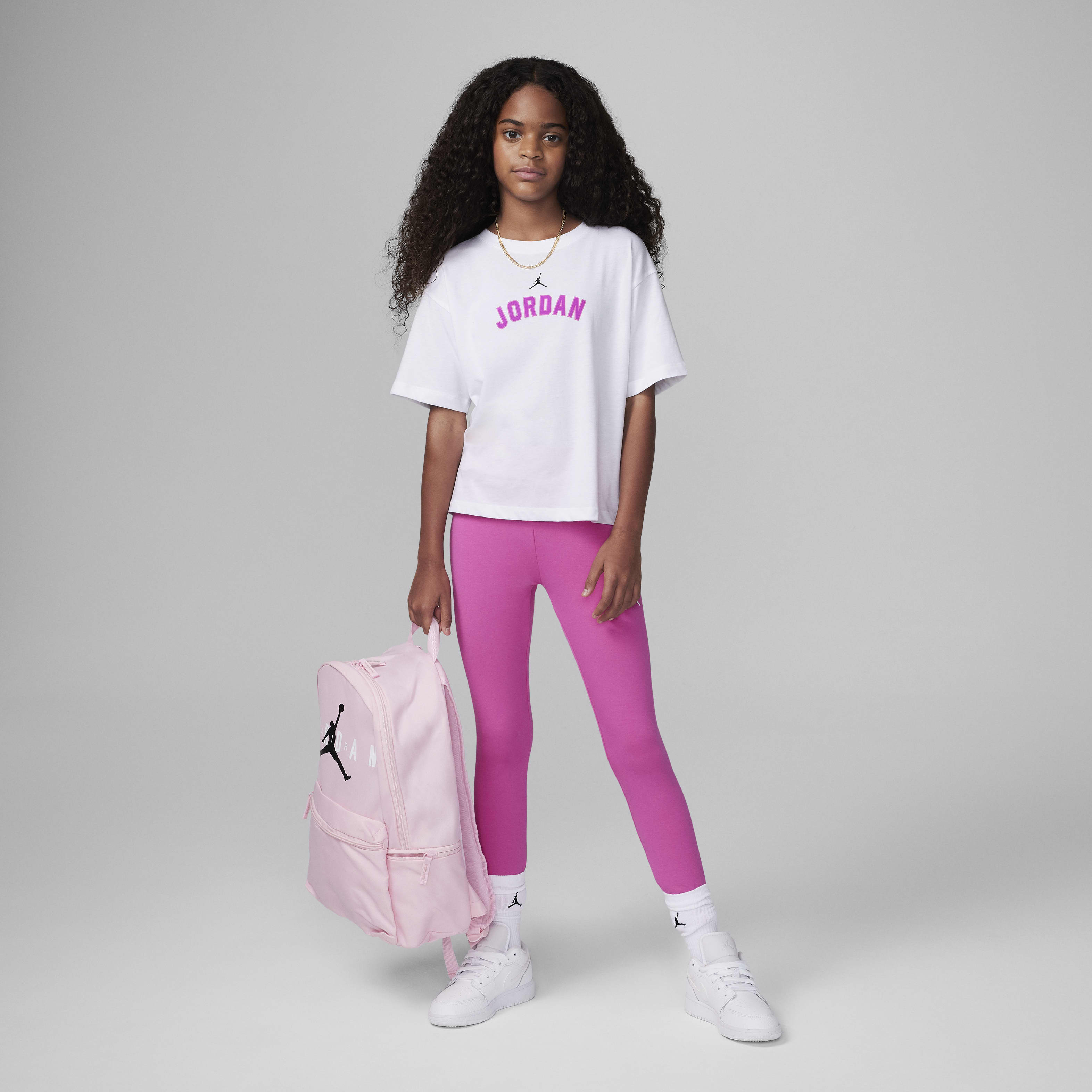 Nike Jordan Older Kids Y2K Pink T Shirt King s Cross
